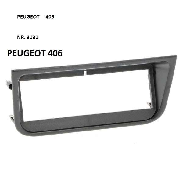 Radioblende PEUGEOT 406 1995 bis 2005 1-DIN schwarz Artikel