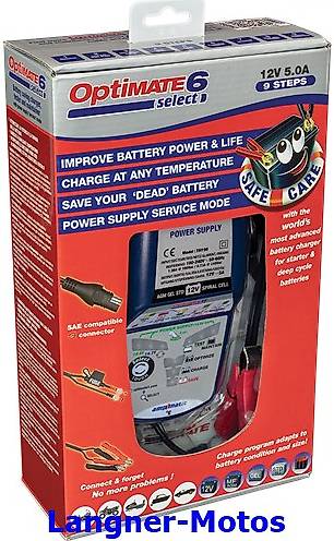 Batterie (Akku) Ladegerät OptiMATE 6 Select 12V 5A Honda