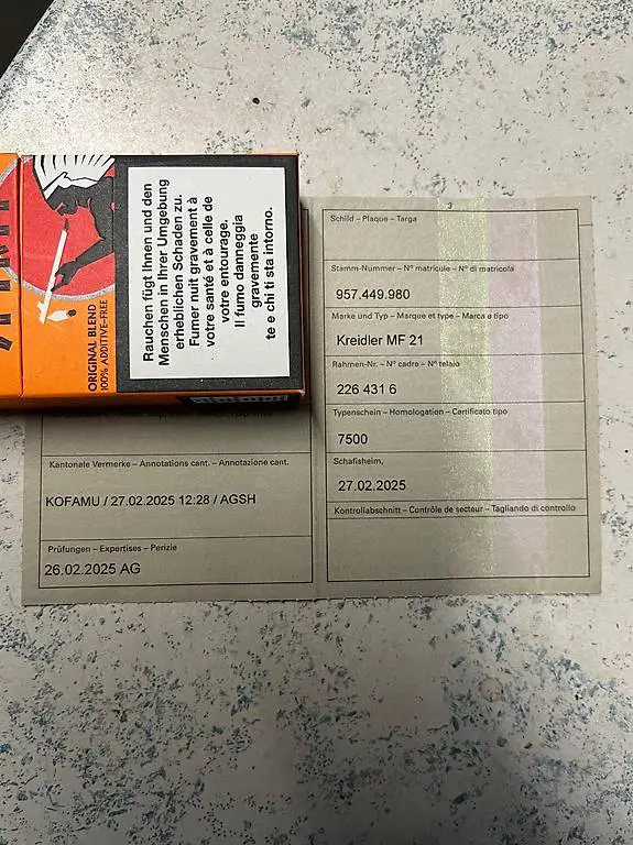 Mofa Kreidler MF 21 zu Verkaufen