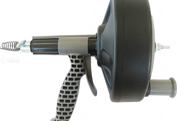  Rohrreinigungsspirale für Bohrmaschine oder Handbetrieb