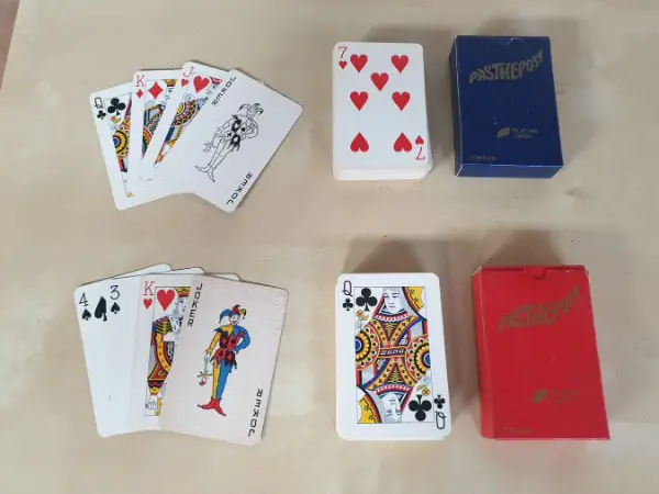 Spielkarten Pasthepost Vintage