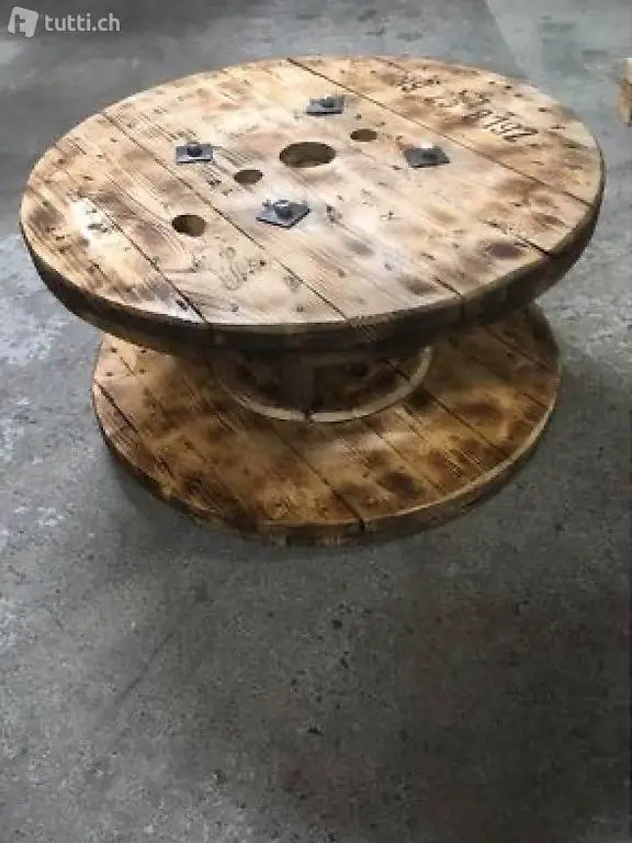 Salontisch aus Bobine
