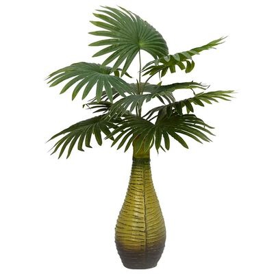 vidaXL Palme Künstlich 9 Blätter 65 cm SKU:4103582