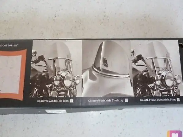 Harley Chrome Windshield Trim 58312-95