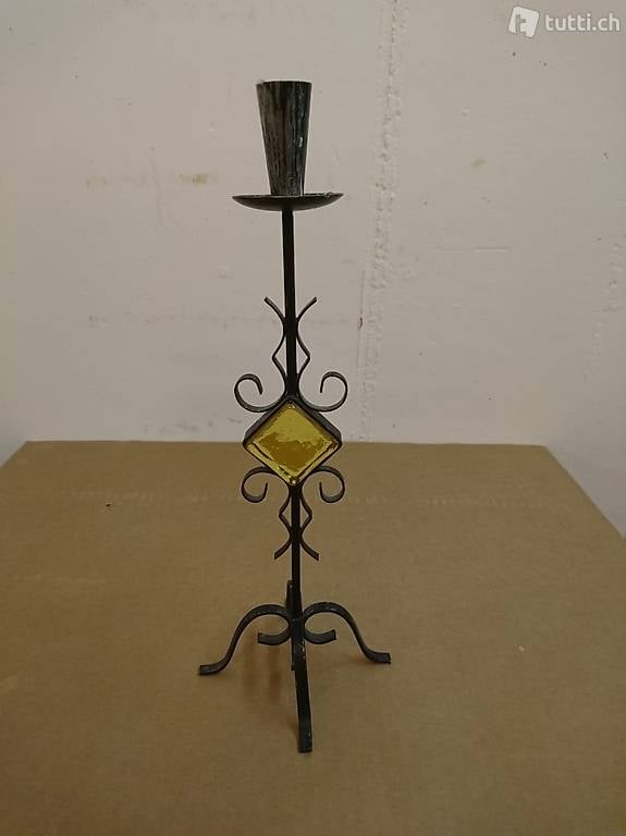 Kerzenständer Deko Glas Kerze Metall Ständer