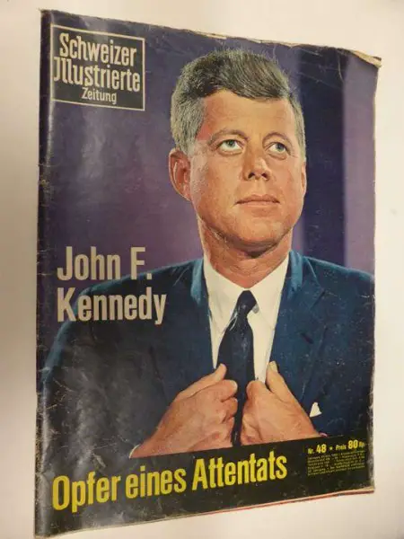 Schweizer Illustrierte 1963 John F. Kennedy Attentat