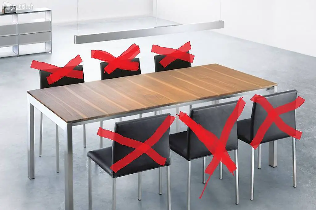 Auszieh Esstisch Girsberger Misura Amerik. Nussbaum massiv