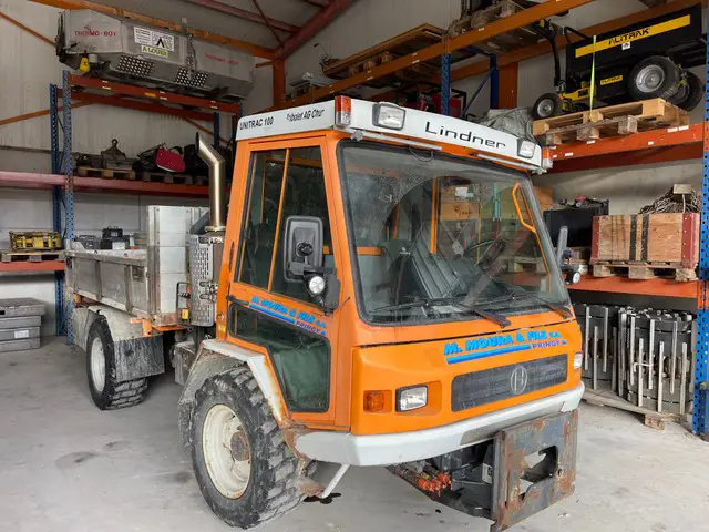 lindner, unitrac 100, kran