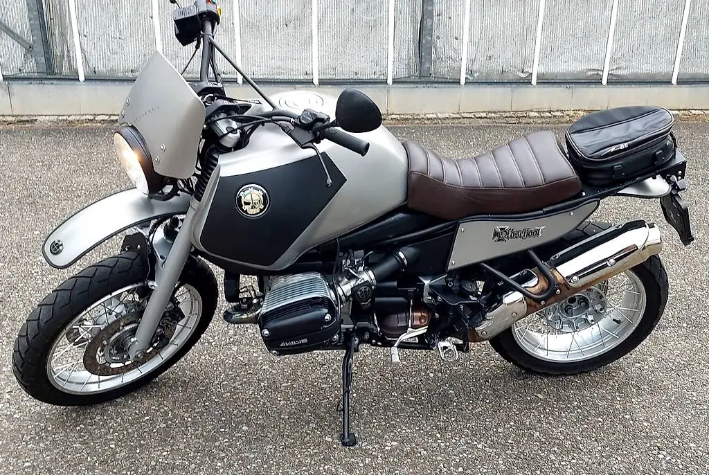 bmw gs 1100 scrambler toller umbau mit mfk, tausch