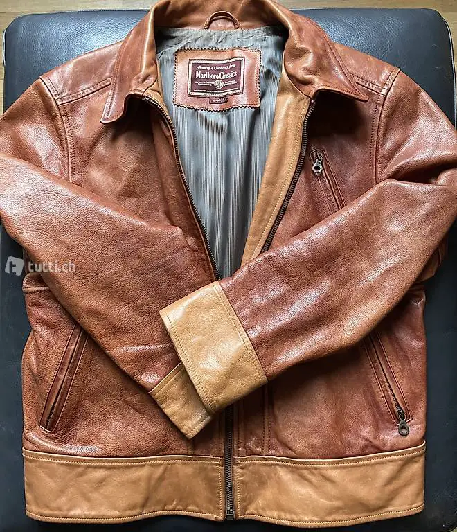 Giacca da uomo in pelle