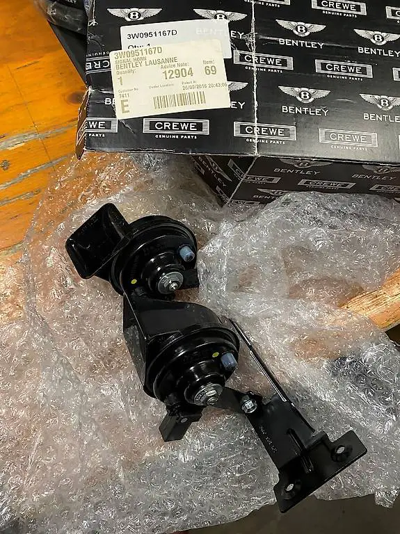 Bentley GT Ensemble klaxon aigu et grave 3W0951167D