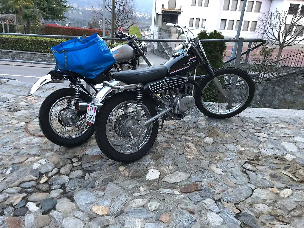 Yamaha sr 125 e yamaha ct3 175