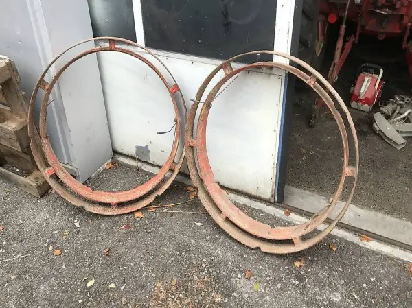  Traktor Doppelrad Doppelräder Distanzringe 36 Zoll auf 32 Zo