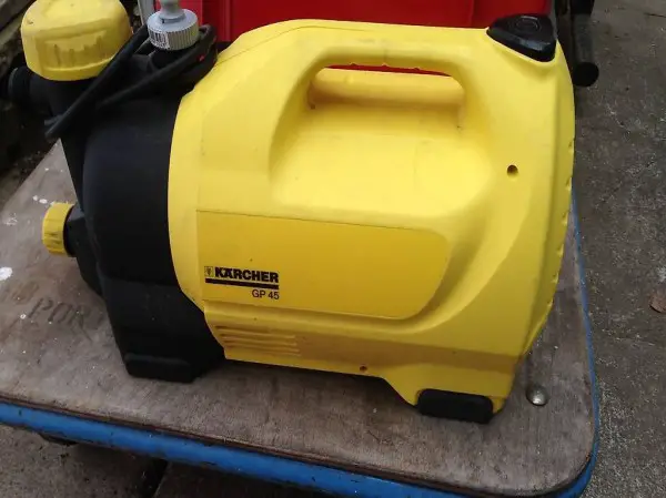 GartePumpe Kärcher GP45 mit Druckwasser System