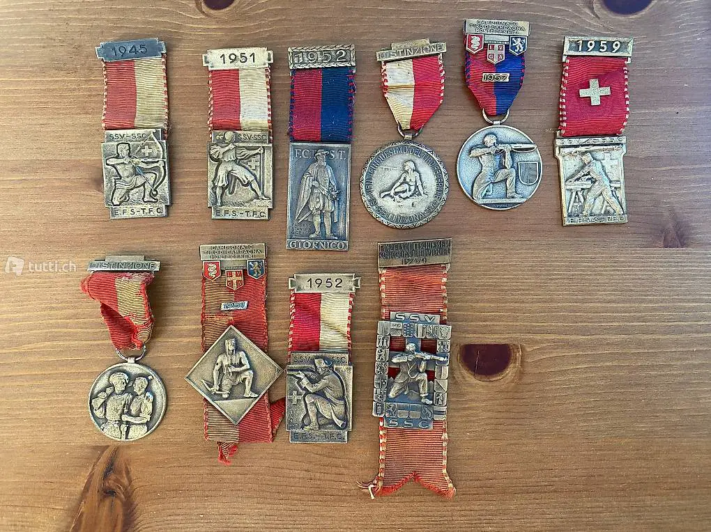 Medaglie tiro svizzero