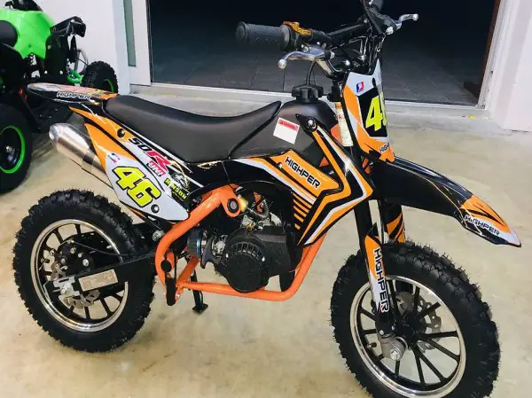  Cooler 49ccm Kinder Töff, Pocket Bike orange