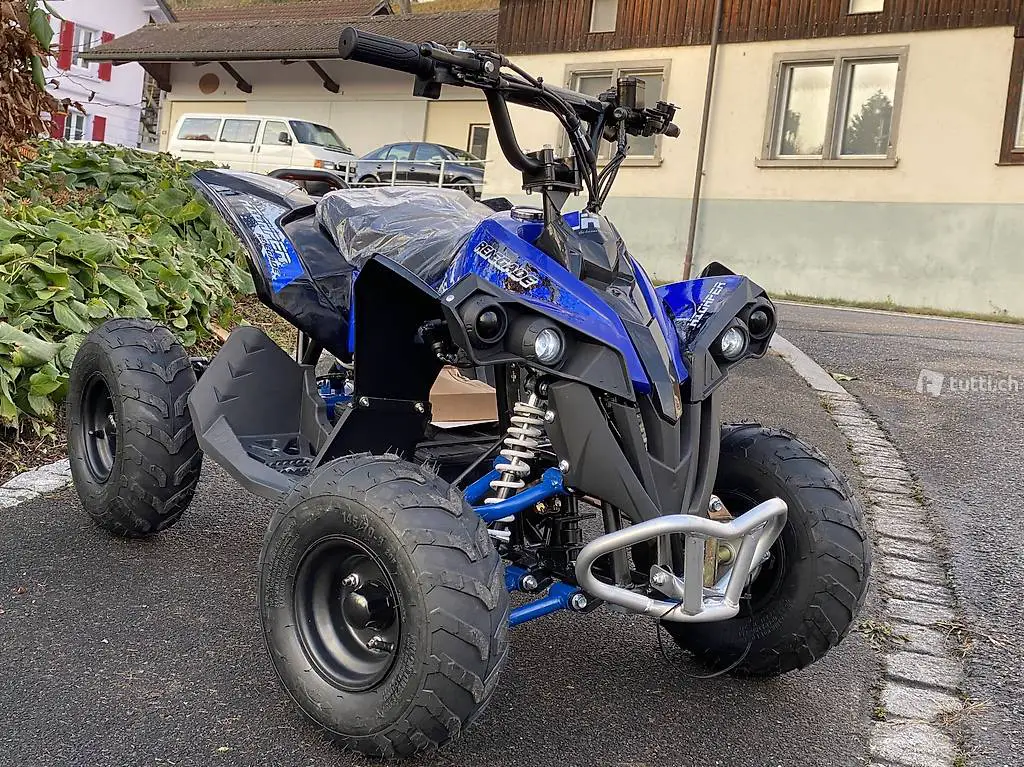  ATV Quad Elektro 1200 Watt Renegade blau