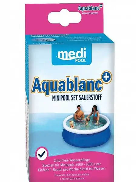 Aquablanc Pool Desinfektion Set Sauerstoff