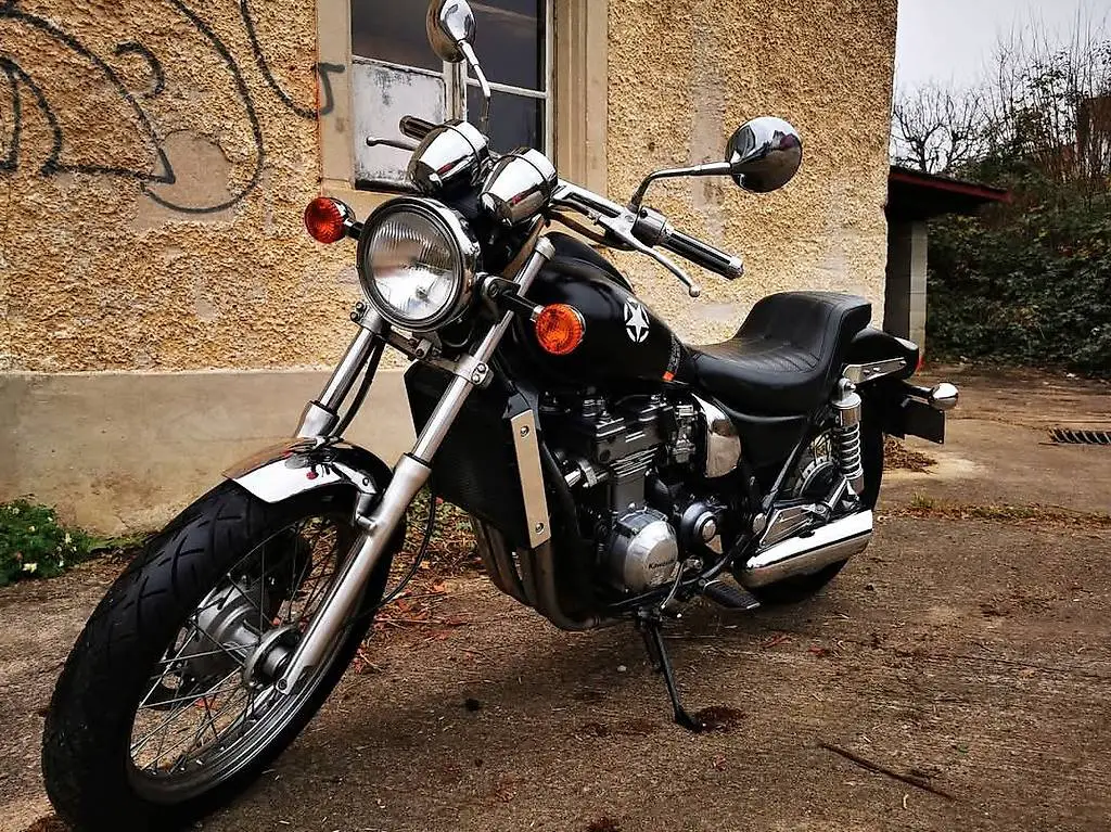 Motorrad Kawasaki Eliminator 600 für 35kW Prüfung