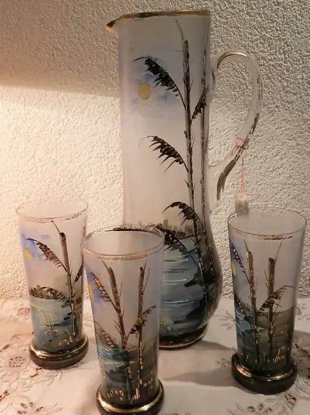 Wasserkaraffe mit 3 Gläser