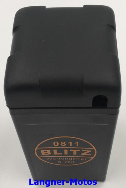 Blitz 0811 Motorrad GEL Batterie 6V 12AH schwarz BMW R Modelle