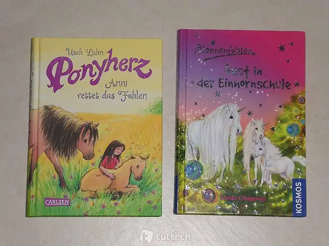 Buch links "Ponyherz", fester Einband