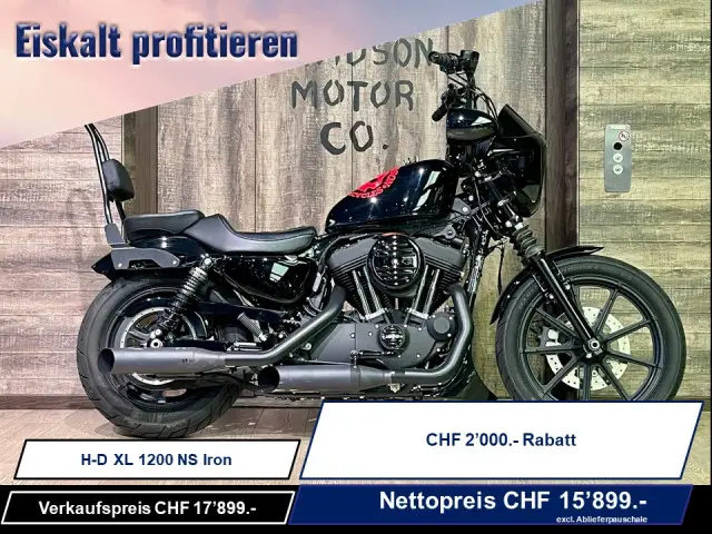 harley-davidson xl 1200 ns sportster iron