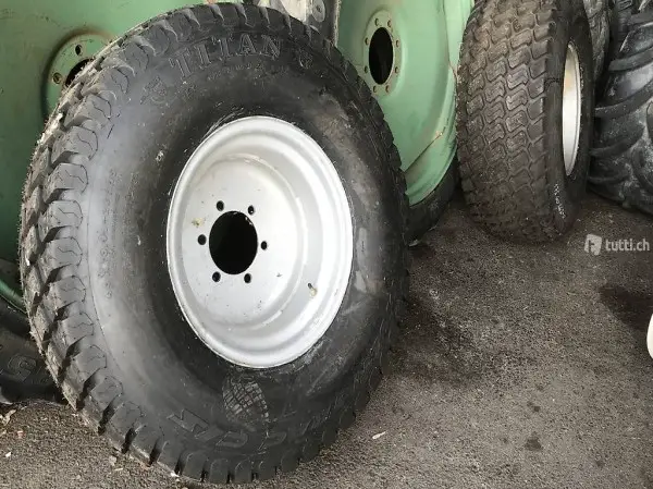 Traktor Kompl.Räder mit Breitreifen 44x18.00-20 / 6 Loch