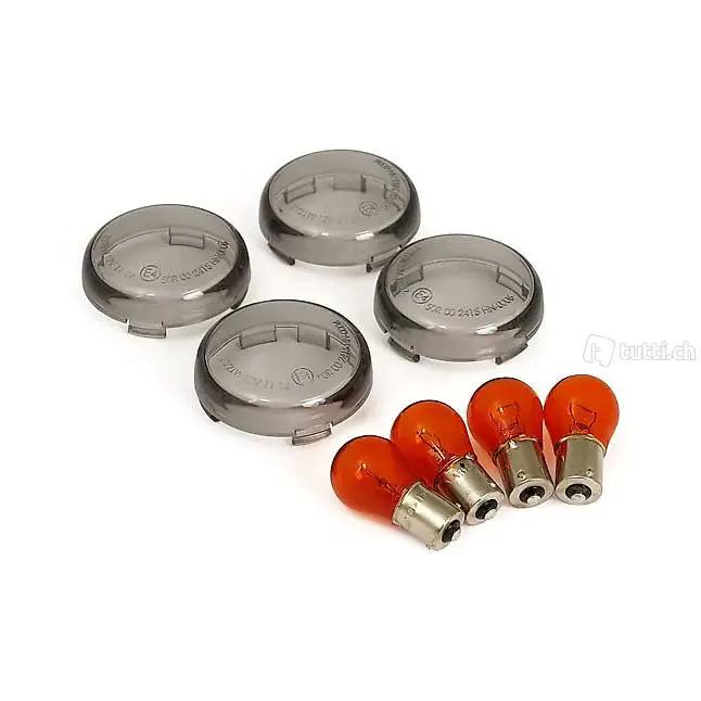  Harley Davidson Blinker Glas Kit getönt mit e- Prüfzeichen