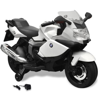 vidaXL BMW 283 Elektrisches Motorrad für Kinder Weiss 6V