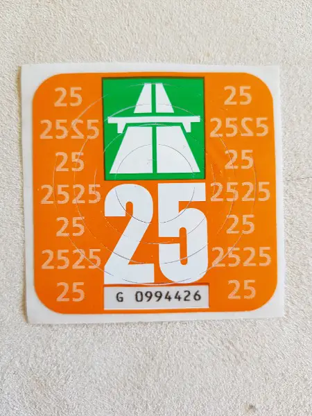 Autobahnvignette 2025