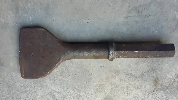 5 Abbauhammer Spitzeisen / Flachmeissel / Breitmeissel