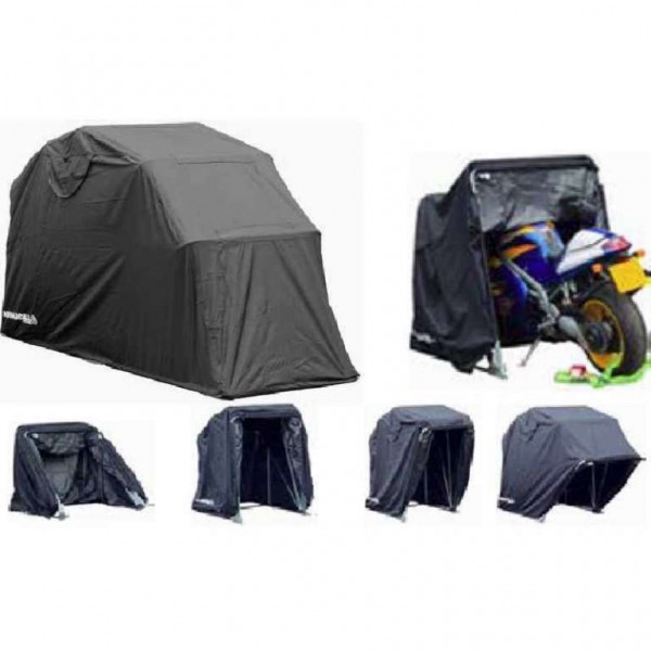 Outdoor Motorrad-Garage,Armadillo,faltbar, Kein,schwarz