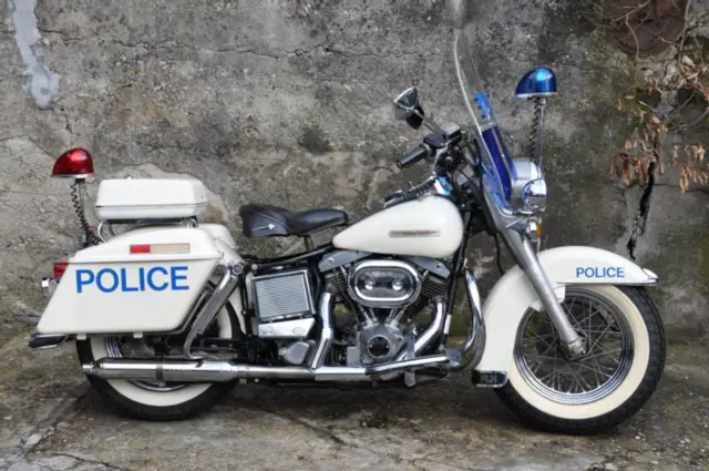 harley-davidson police flh electra glide
