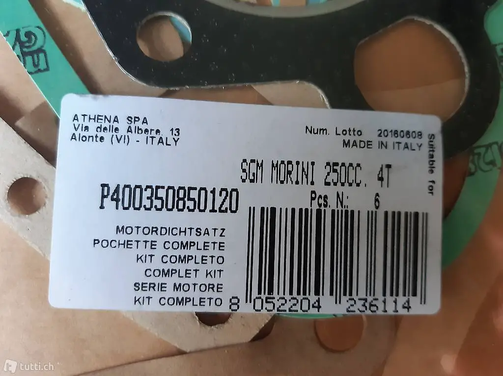 serie guarnizioni per Moto Morini 250