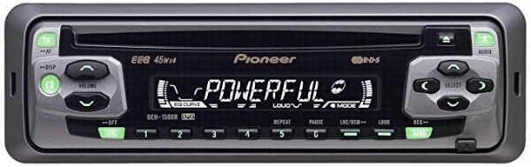 PIONEER Radio CD Oldy DEH-1500R inkl. Kabel Rahmen