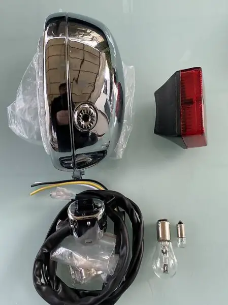 Beleuchtungsset Puch Maxi, Sachs,Cilo ect. Lampe Chrom