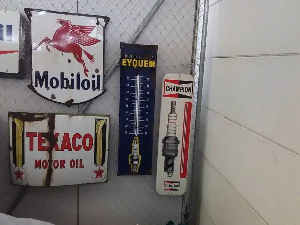 AUTOMOBILIA CARTELLI SMALTATI PER GARAGE