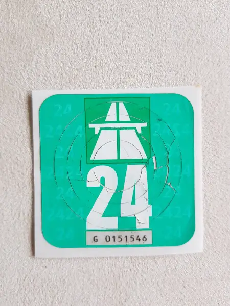 Autobahnvignette Vignette 2024