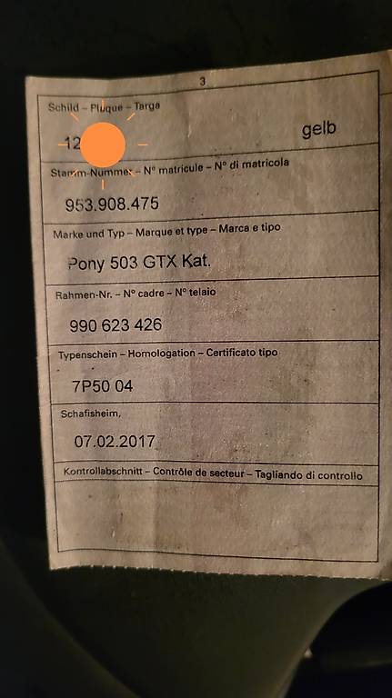 pony 503 gtx