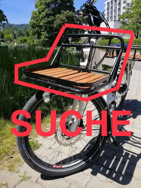 SUCHE vorderen Gepäckträger für Flyer Cargo