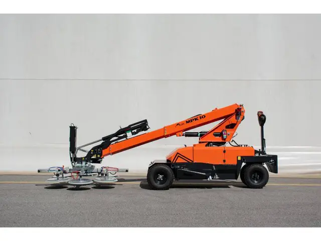 JEKKO, Minipicker MPK10V mit Vakuumsystem, Kran
