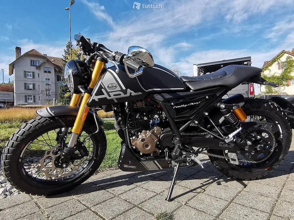  Mondial HPS 125 ABS schwarz ab Lager, ab 115.- pro Monat