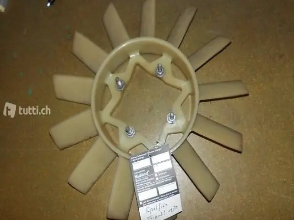 Lüfterflügel Propeller Kühlerrad Ventilator Triumph Spitfire