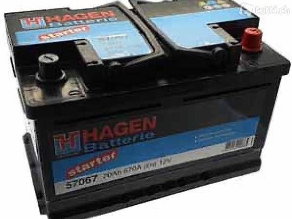 Batterie 12V/70Ah/670A LxBxH 278x175x175mm/B13/S:0