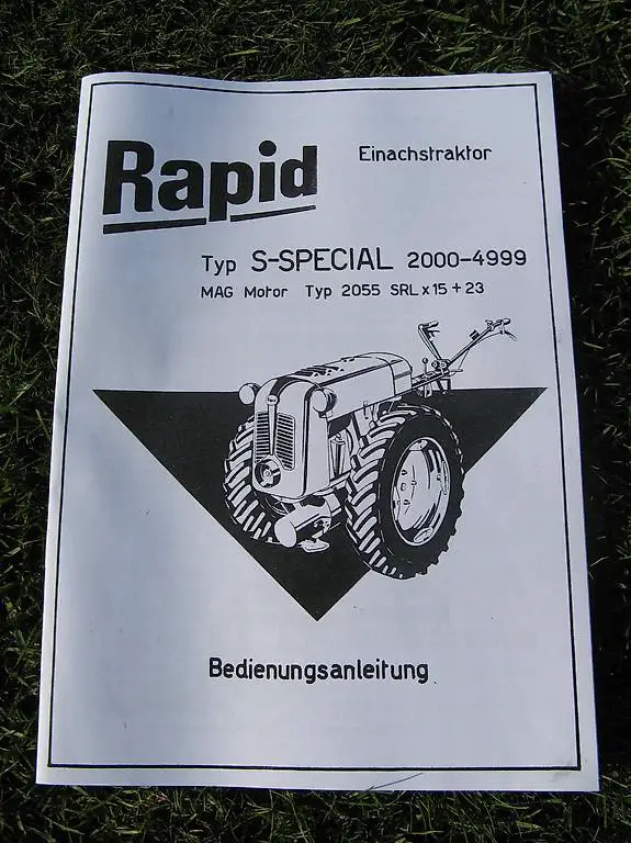 Rapid Spezial Betriebsanleitung