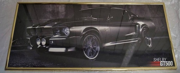 Shelby GT500 Ford Mustang Poster B 71cm H 29cm