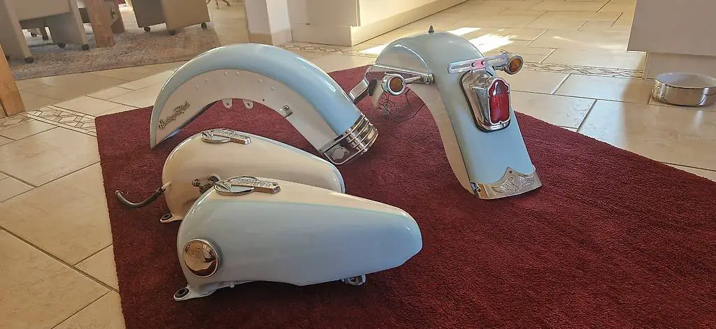 Harley Davidson Softail Heritage, Original Teile, Retro