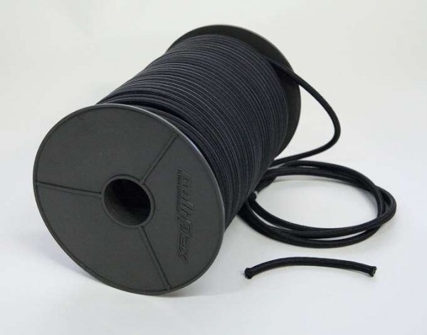 Blachenschnur Blachenseil Gummischnur Expanderseil schwarz 8