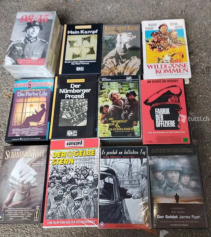 14 Stk VHS Videos Videokassetten wie auf Foto